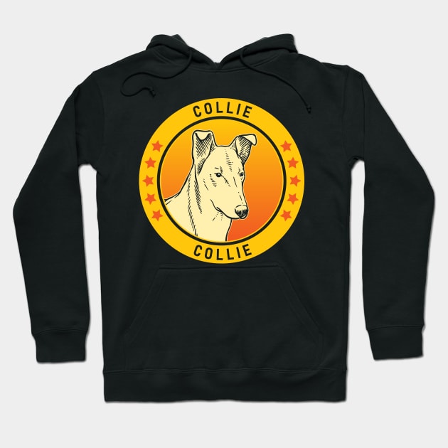 Smooth Collie Dog Portrait Hoodie by millersye